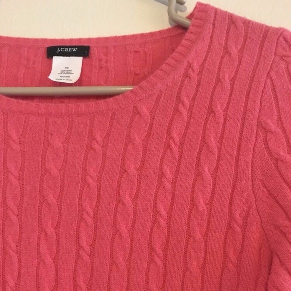 J. Crew Cable Knit Wool Cashmere Pullover Sweater - XS 85963 - Picture 4 of 6